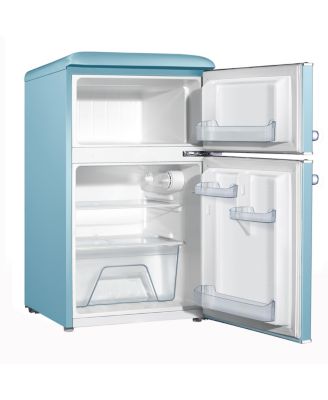 ミニジーラ Galanz 3.1 Cu. Ft. Dual Door Retro Style Mini-Fridge - Macy's