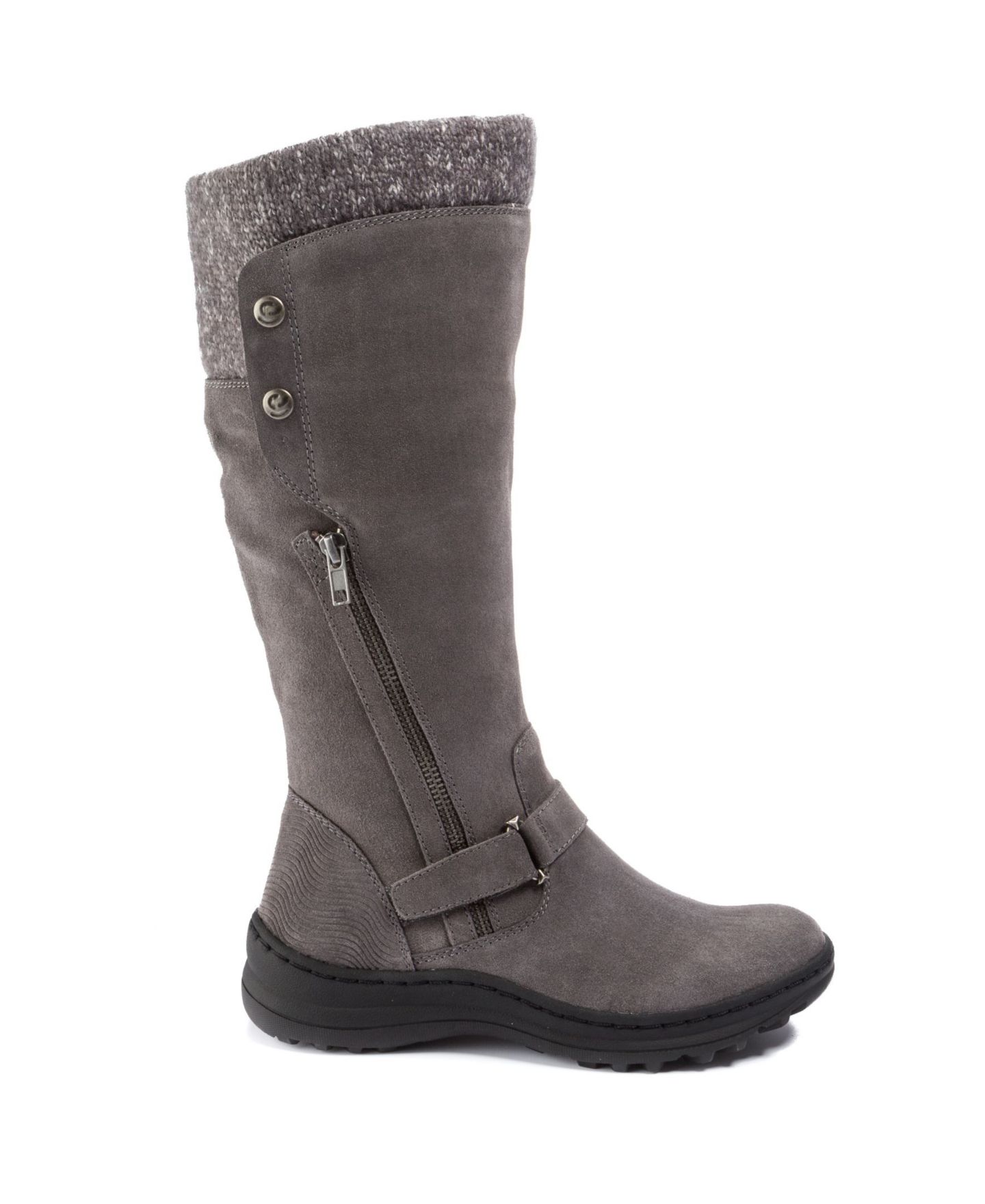 Женские ботинки Baretraps Adele Cold Weather Tall Almond Toe, цвет: Графитовый металлик — фото 2