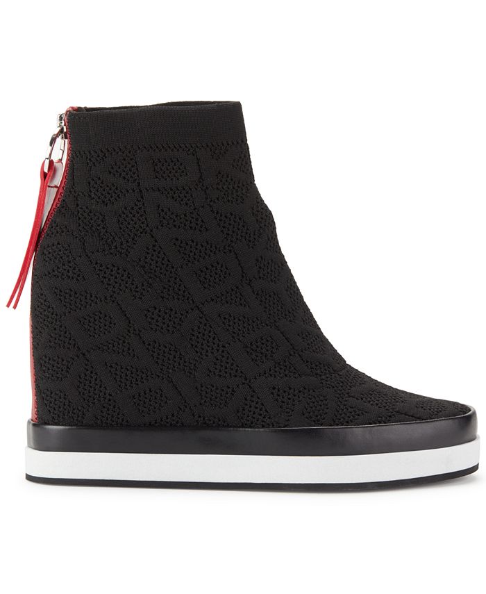 dkny sawyer wedge sneakers
