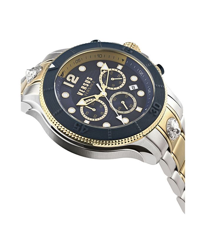 Versus Versace Versus by Versace Men's Volta Silver and Gold Tone