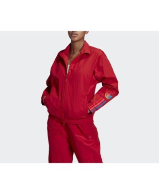 macys adidas track jacket women's