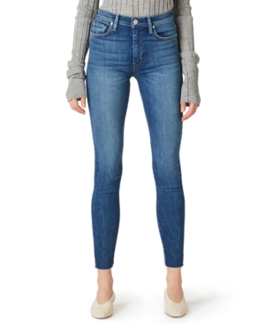image of Hudson Jeans Barbara Ripped High-Rise Ankle Skinny Jeans