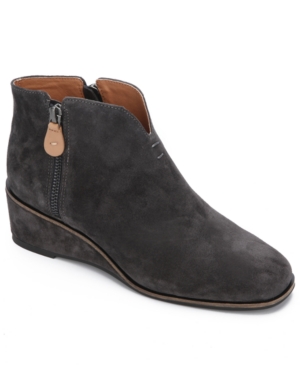 image of Gentle Souls By Kenneth Cole Women-s Ella Double-Zip Wedge Booties Women-s Shoes