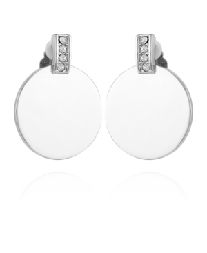 image of T Tahari Women-s Summer Chic Button Clip Earring