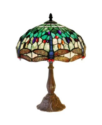 dale tiffany dragonfly lily table lamp