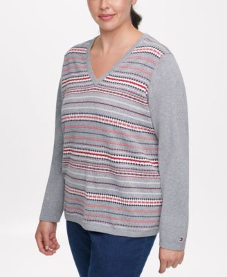 tommy hilfiger plus size sweaters