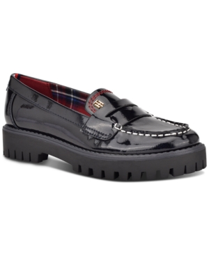 image of Tommy Hilfiger Rimini Lug Loafer Flats Women-s Shoes