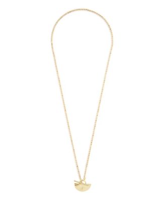 14K Gold Plated Celeste Half Toggle Necklace