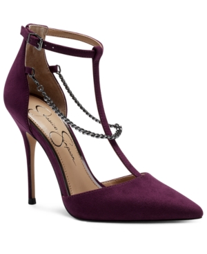 image of Jessica Simpson Wintelle T-Strap Pumps Women-s Shoes