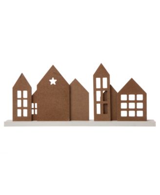 Metal and Wooden Christmas House Decor