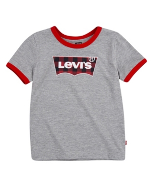 image of Levi-s Little Boys Batwing Logo Ringer T-shirt