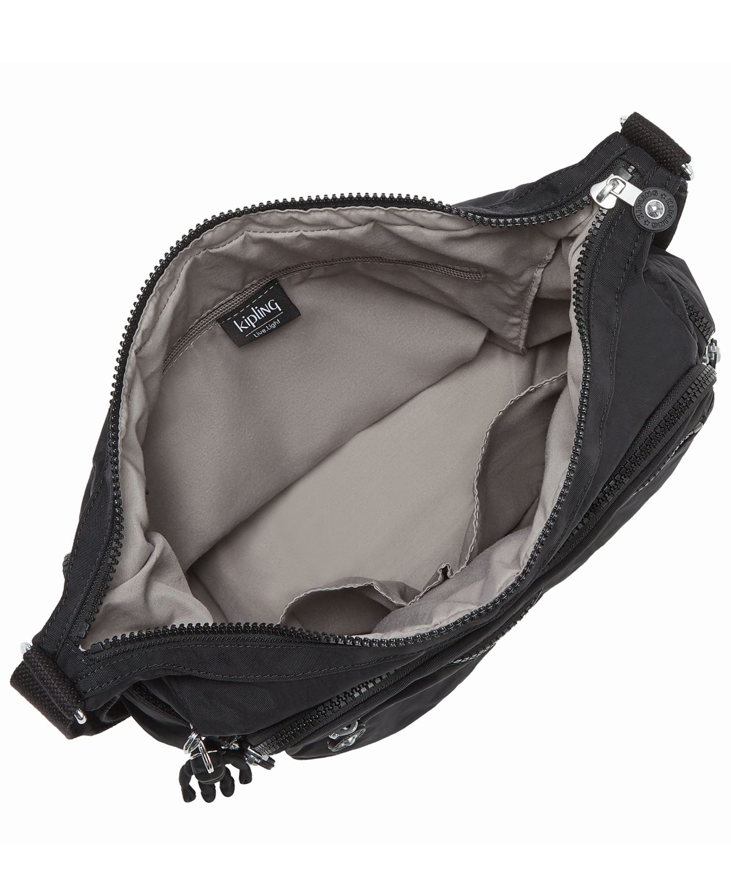 Gabbie Nylon Zip-Top Large Crossbody Handbag