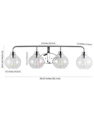 Sandrine 4-Light Cottage Rustic LED Vanity Light