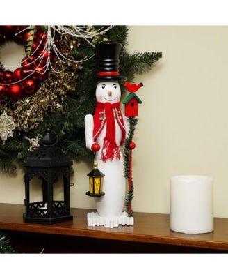 Christmas Snowman Nutcracker Table top Decor