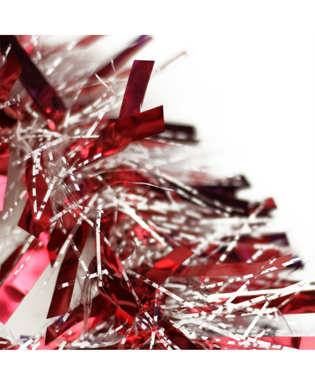 Northlight Unlit Wide Cut Snowblush Tinsel Christmas Garland