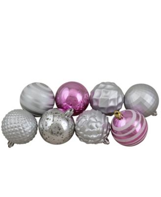 75 Count and Shatterproof 3-Finish Christmas Ball Ornaments