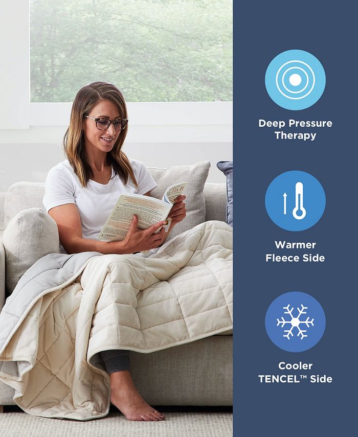 Dr. Oz Good Life Center Yourself DualSided 48" x 72" Weighted Blanket