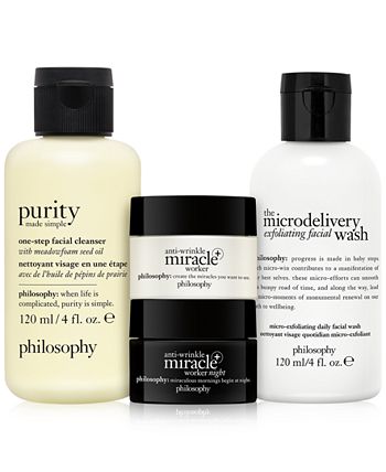 philosophy - 4-Pc. The Wrinkle Takeaway Anti-Wrinkle Miracle Worker+ Set