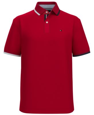 tommy hilfiger black polo t shirt