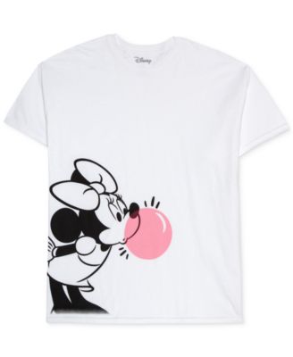 Love Tribe - Trendy Plus Size Cotton Bubble Gum Minnie Graphic T-Shirt