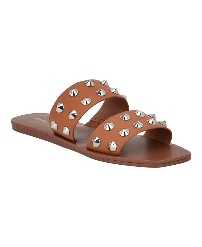 Marc Fisher Bolive Studded Flat Sandals - Macy's