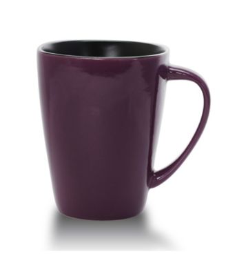 Mulberry Stoneware Mugs, Set of 6