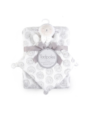 Tadpoles Plush Comfort Baby Security Blanket Lovie 2 Piece Set