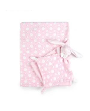 Tadpoles Plush Comfort Baby Security Blanket Lovie 2 Piece Set