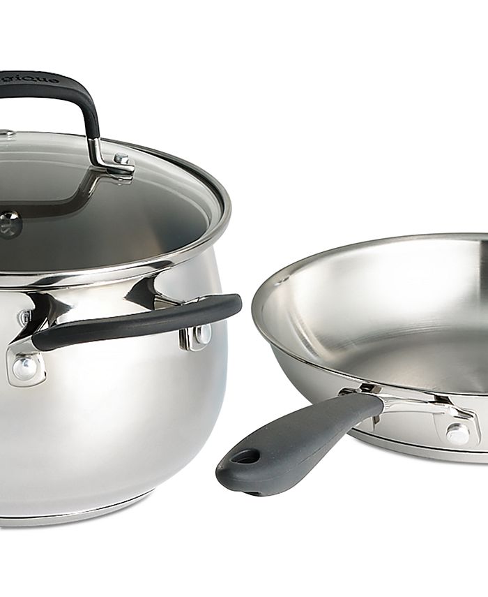 Belgique Stainless Steel 12Pc. Cookware Set, Created for Macy's Macy's