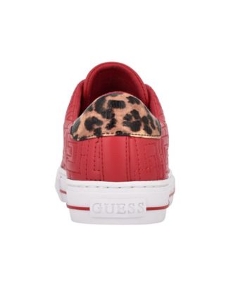 guess sneakers red