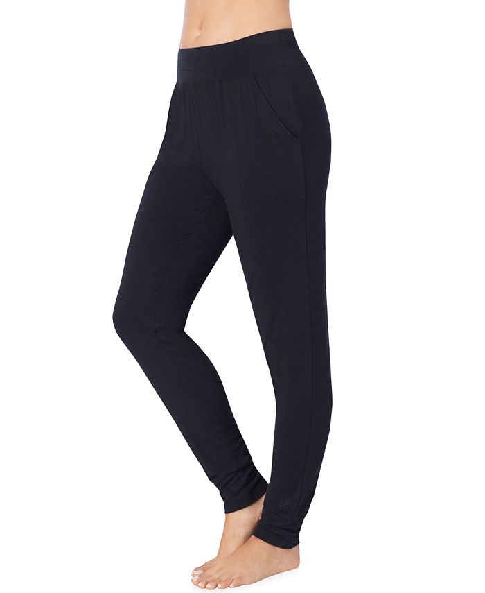 Cuddl Duds Softwear With Stretch High-Waist Jogger Pants - Macy's