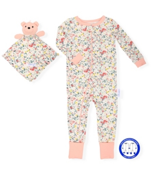 image of Max & Olivia Baby Girls Onesie with Blankie Baby