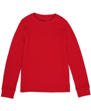 image of Big Boys Long Sleeve Solid Thermal Top