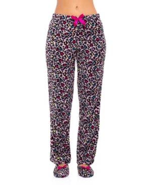 Sporto Women's Pajama Pant & Slipper 2pc Set