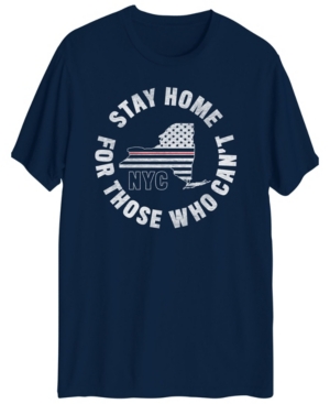 Hybrid Men's Stay Home Nyc Short Sleeve T-shirt