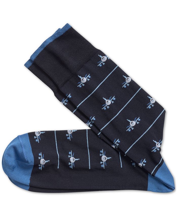 Johnston & Murphy Men's Airplane Socks - Macy's