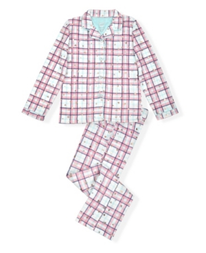 image of Max & Olivia Little and Big Girls Plaid Pajama Set