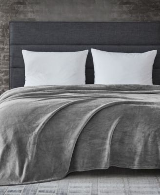 Solid Ultra Soft Plush Blanket, Full/Queen
