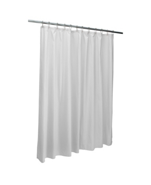 Bath Bliss Microfiber Soft Touch Dash Design Shower Curtain Liner Bedding