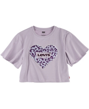 Levi's Flip Sequin Logo Sparkle Knit T-Shirt