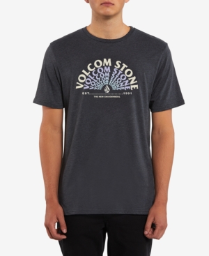 Volcom Men's Eminate Logo Graphic T-shirt In Heather Black