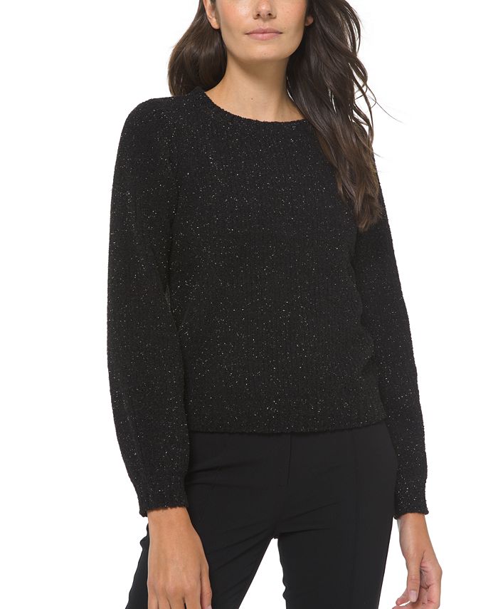 Michael Kors Puff-Sleeve Sweater, Regular & Petite Sizes - Macy's