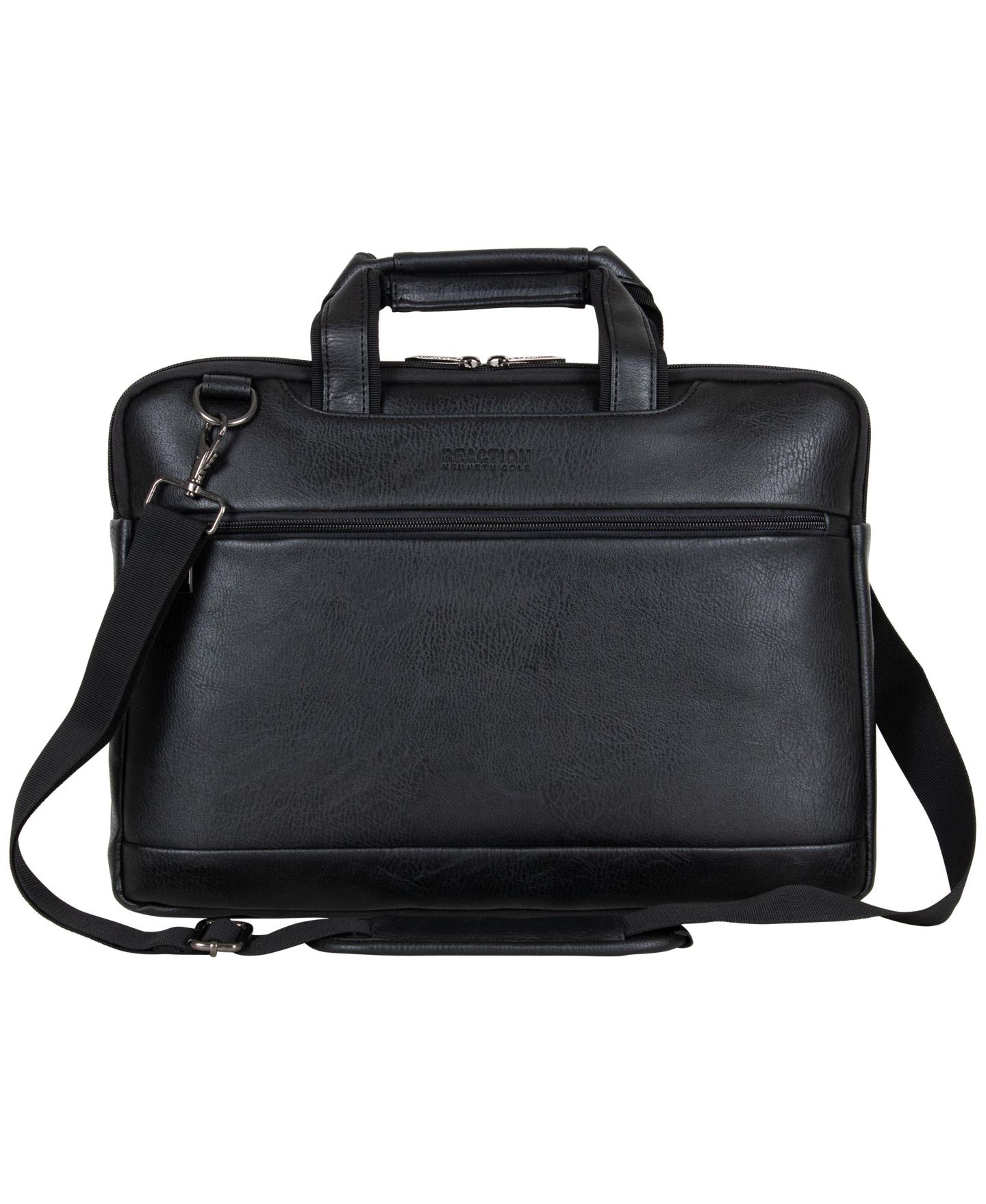 Сумка Kenneth Cole Reaction Faux Leather 16" Laptop Business Case, цвет: Чёрный — фото 1