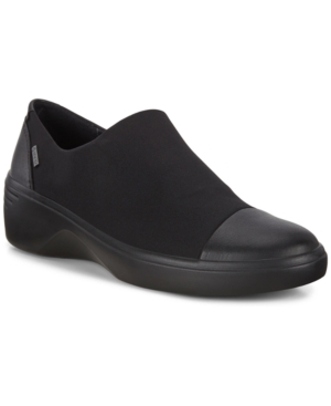 image of Ecco Women-s Soft 7 Wedge Gtx Waterproof Slip-Ons Women-s Shoes
