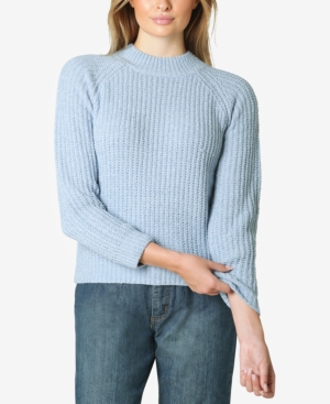 image of Ultra Flirt Juniors- Chenille Mock-Neck Sweater