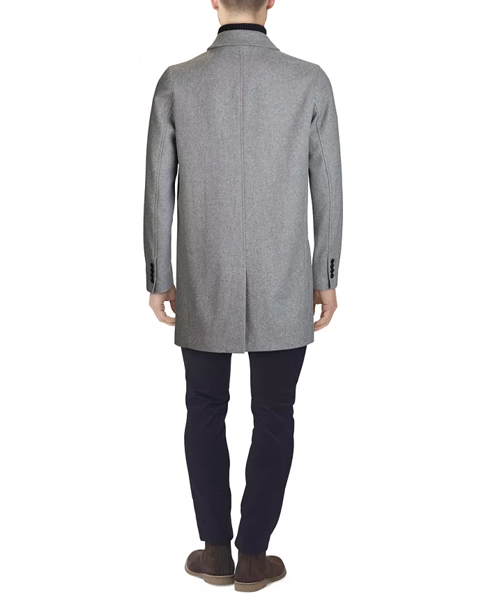 Men's Melton Classic-Fit Topcoat - thumbnail 4