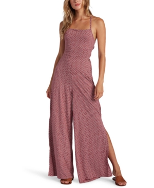 image of Roxy Juniors- One Last Time Strappy Wide-Leg Jumpsuit