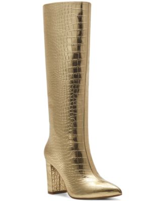 macys gold boots