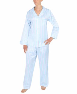 Petite brushed back satin pajamas sale