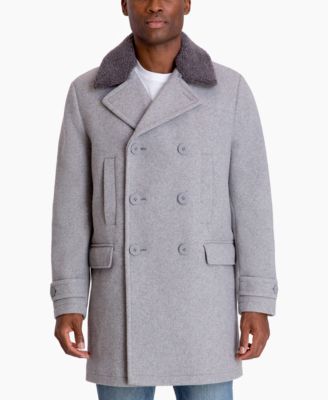 michael kors flannel coat